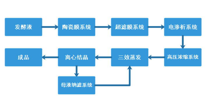 發(fā)酵液提取濃縮工藝的膜集成應(yīng)用